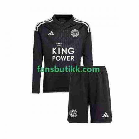 Fotballdrakt Leicester City Keeper Barn Tredjetrøye 2023-2024 Langermet